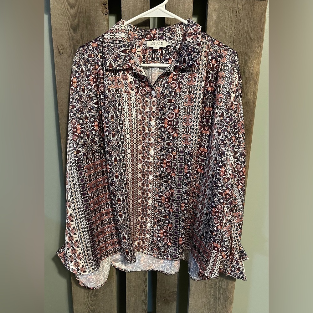 Molly Bracken oversized boho blouse
